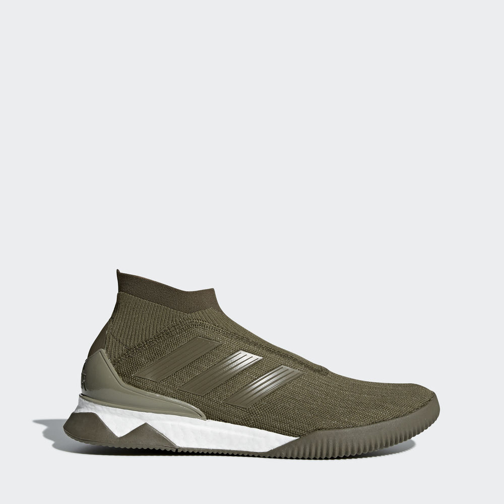 Adidas Predator Tango 18+ Trainers - ποδοσφαιρικα παπουτσια ανδρικα - Ελιά/Ελιά/Ανοιχτο Πορτοκαλι,Μέ